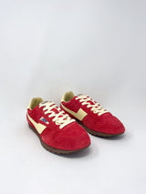 Windspin Low in Ruby/Rutabaga Suede Leather - The Shoe Hive