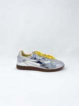 Windspin Low Women's in Mirror Nylon Silver/Ivory - The Shoe Hive