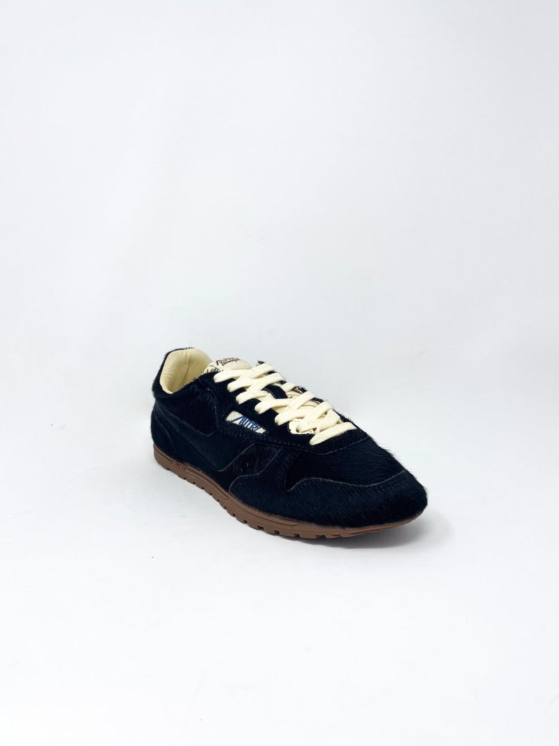 Windspin Low Women's in Pony Nylon Black/Ivory - The Shoe Hive