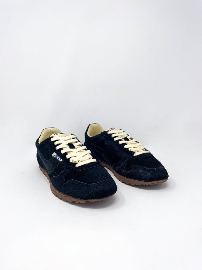 Windspin Low Women's in Pony Nylon Black/Ivory - The Shoe Hive