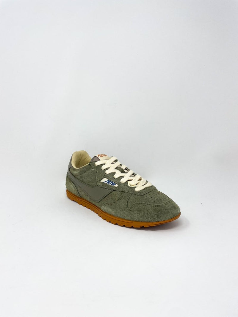 Windspin Low Women's in Suede Leather Moss - The Shoe Hive