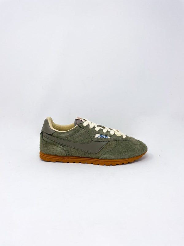 Windspin Low Women's in Suede Leather Moss - The Shoe Hive