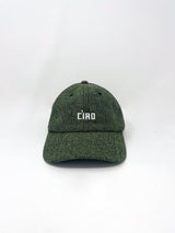 Wool Baseball Hat w/ Petite Ciao in Green/Black - The Shoe Hive