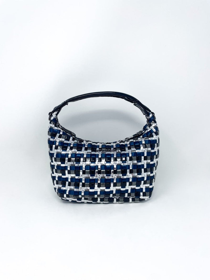 Woven Mini Hobo in Midnight - The Shoe Hive