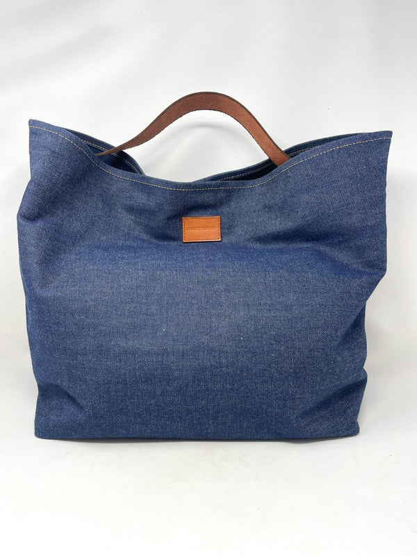 XL Jane Slouch Bag in Denim - The Shoe Hive