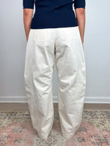 Yasmin Pant in Cream - The Shoe Hive