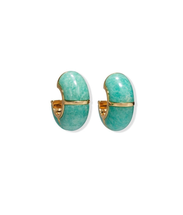 Zellige Hoops in Amazonite - The Shoe Hive