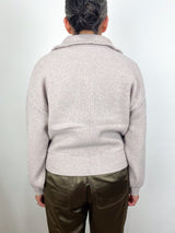 Zip Front Bomber in Quartz - The Shoe Hive