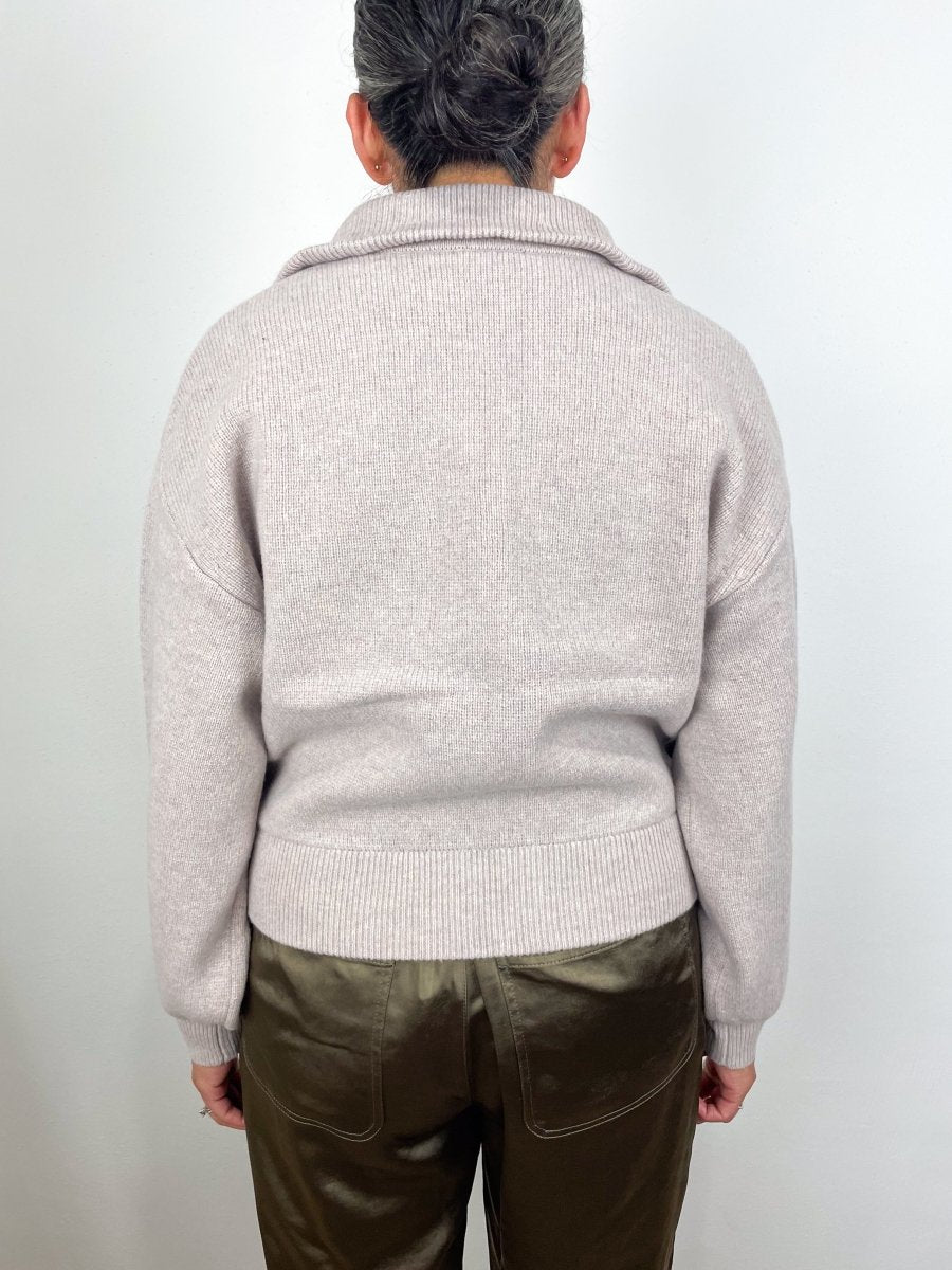 Zip Front Bomber in Quartz exclusive at The Shoe Hive