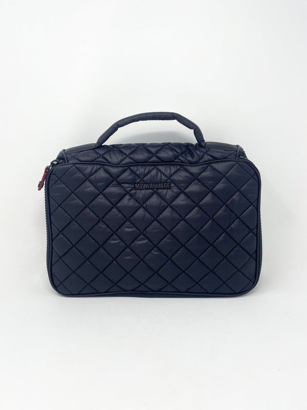 Zip Round Cosmetic in Black - The Shoe Hive