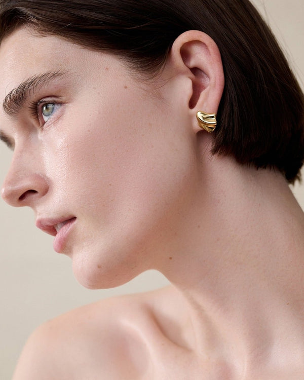 Zoe Earrings in Gold - The Shoe Hive