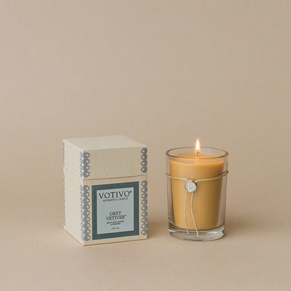 6.8oz Aromatic Candle in Grey Vetiver - The Shoe Hive