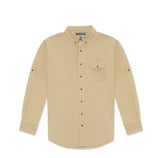 Active + Guide Long Sleeve in Tan by Ball and Buck - The Shoe Hive
