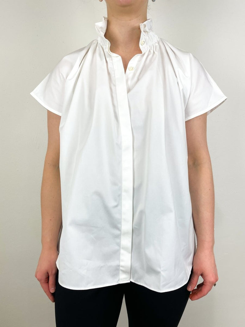 Atelier Kami Top in White Poplin - The Shoe Hive