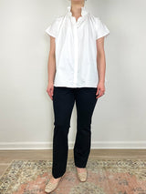 Atelier Kami Top in White Poplin - The Shoe Hive