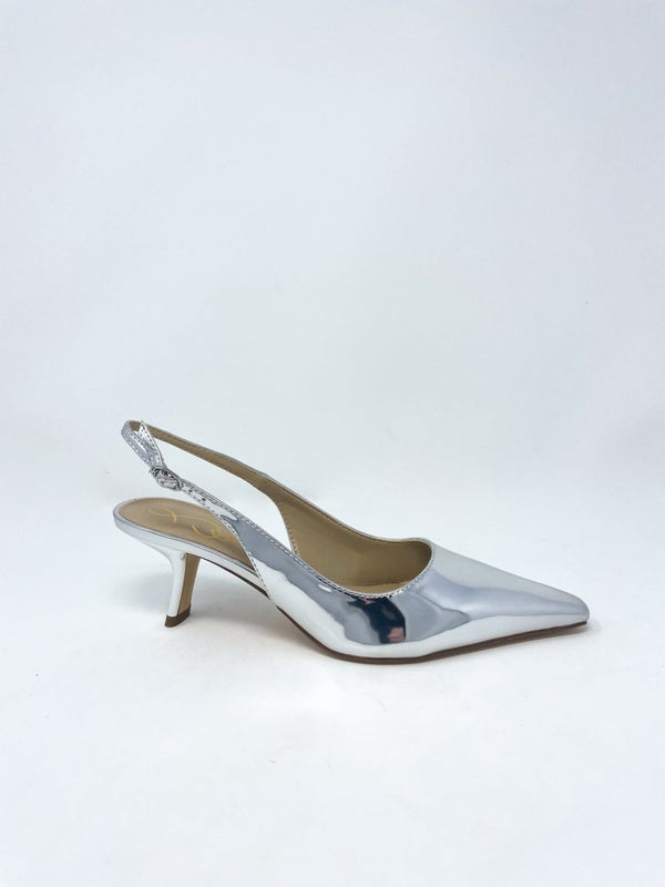 Bianka Sling in Soft Silver - The Shoe Hive
