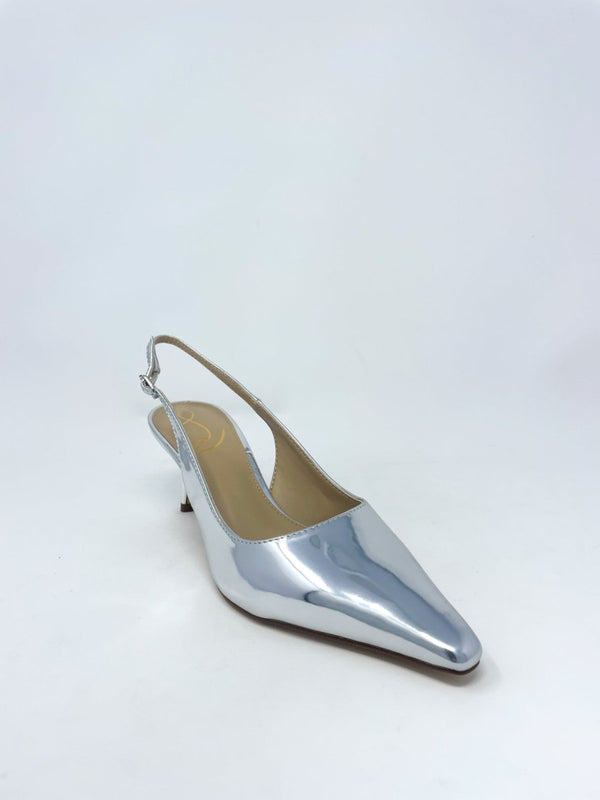 Bianka Sling in Soft Silver - The Shoe Hive