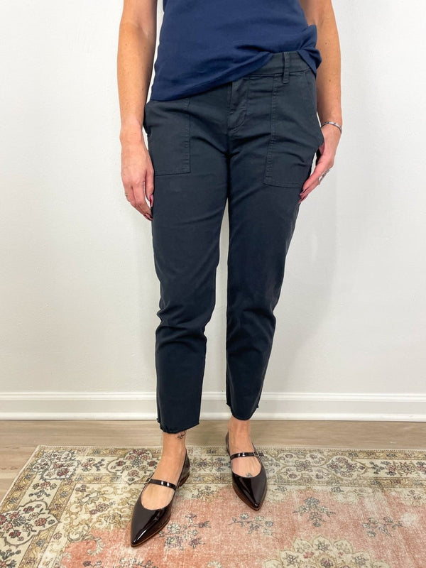 Blackrock The Italian Utility Pant in Washed Black - The Shoe Hive
