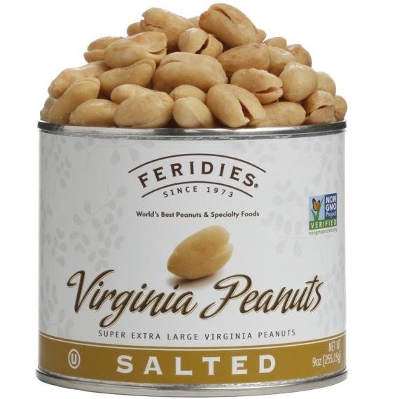 Can Salted Peanuts in 9oz by Feridies - The Shoe Hive