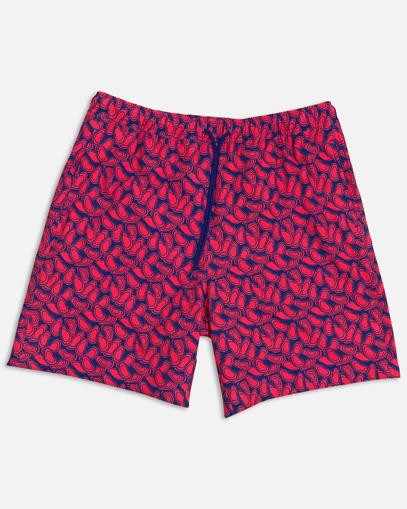Carolina Swim Trunk in Rouge Red/Navy by Turtleson - The Shoe Hive