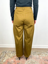 Chino Sid Pant Petite in Caramel - The Shoe Hive