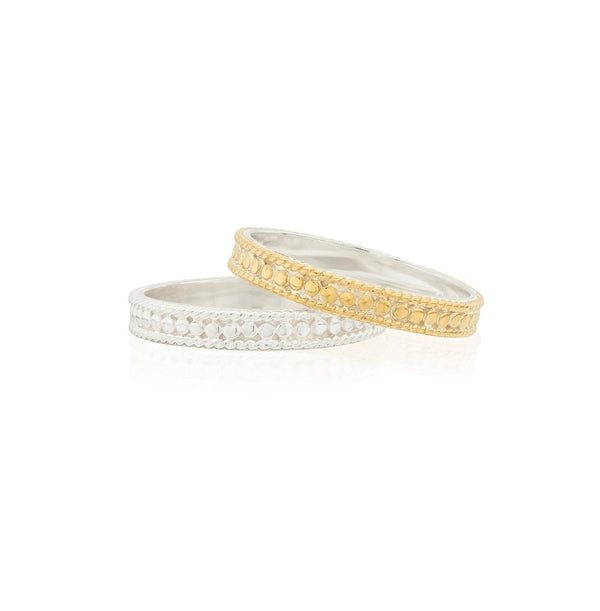 Classic Stacking Ring Set in Gold and Silver - The Shoe Hive