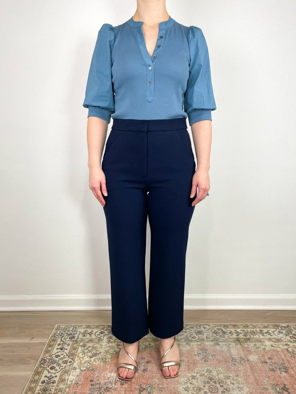 Coralee Top in Slate Blue - The Shoe Hive