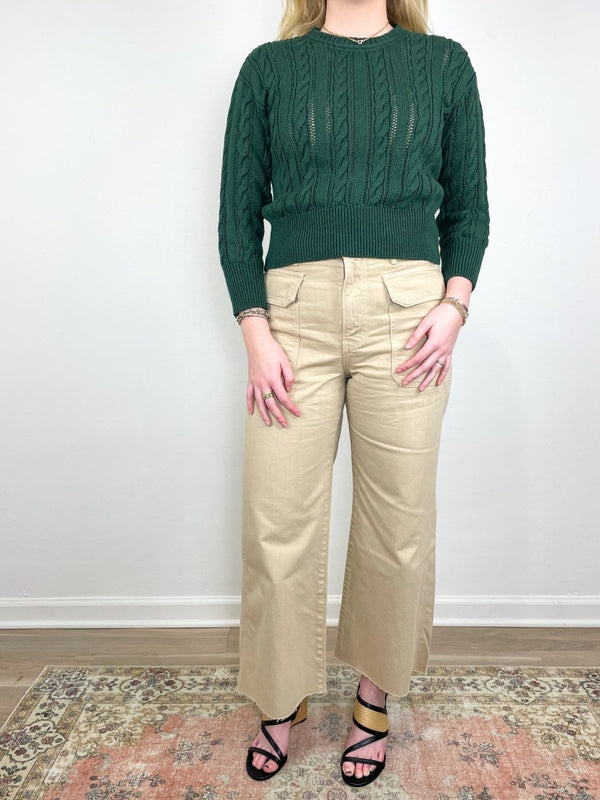 Eleanor Pullover in Green - The Shoe Hive