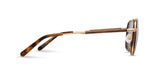 Grant in Matte Brindle & Matte Gold/Walnut-Grey Polarized by Shwood - The Shoe Hive