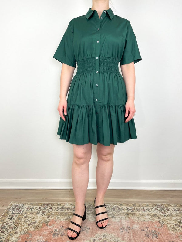 Greta Dress in Forest - The Shoe Hive