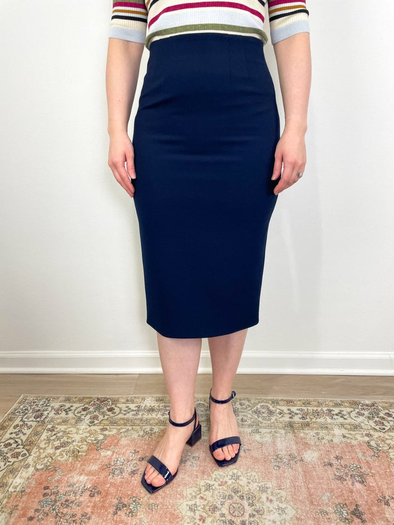Holmes Skirt in Navy - The Shoe Hive