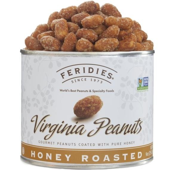 Honey Roasted Peanuts in 9oz by Feridies - The Shoe Hive