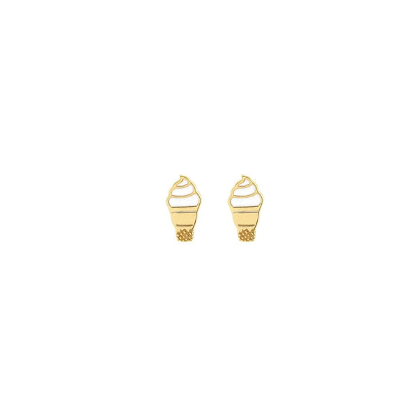 Ice Cream Enamel Stud Earrings - The Shoe Hive