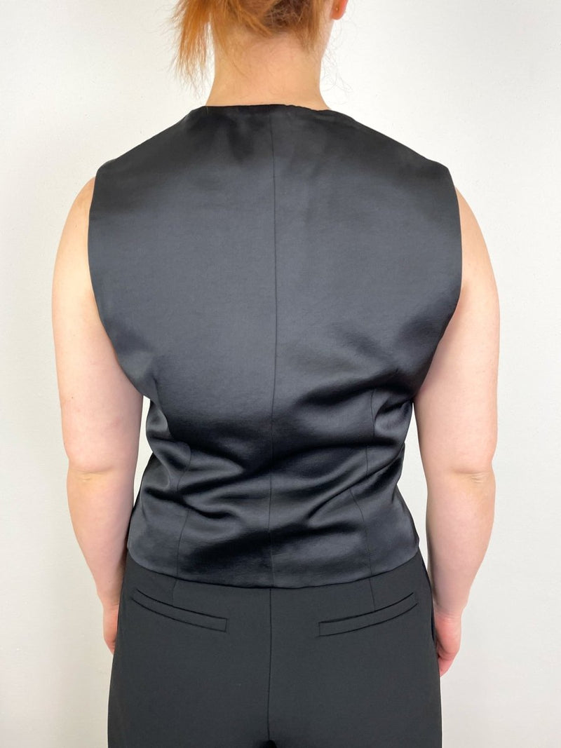 Isla Waistcoat in Black - The Shoe Hive