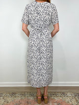 Juney Button Dress in Vintage Orchids by Emerson Fry - The Shoe Hive
