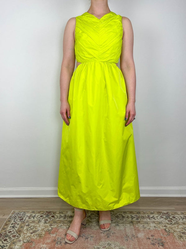 Kathleen Dress in Lime - The Shoe Hive