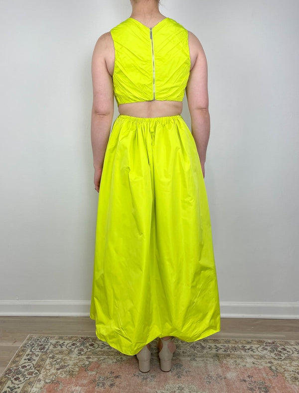 Kathleen Dress in Lime - The Shoe Hive