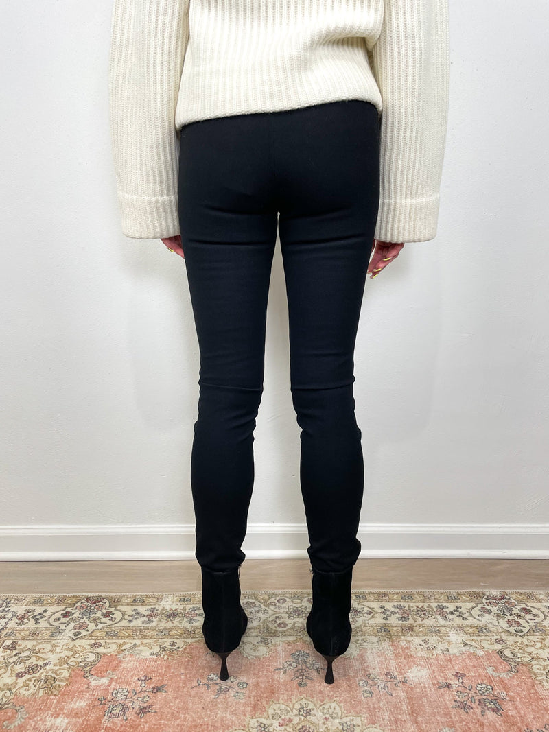 Legging in Gabardine Black by Joseph exclusive at The Shoe Hive