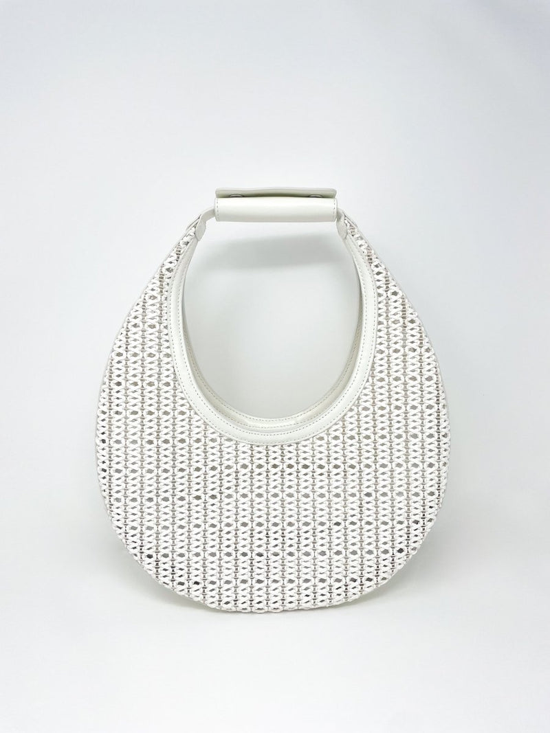 Moon Woven Tote Bag in Paper - The Shoe Hive
