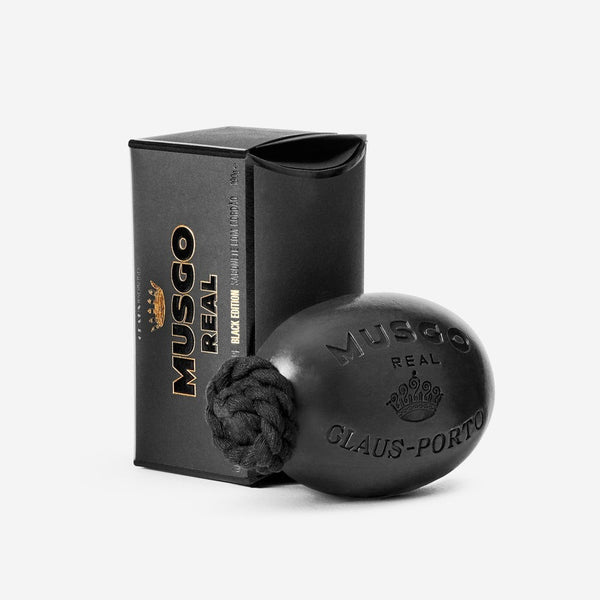 Musgo Real Soap on a Rope Black Edition - The Shoe Hive