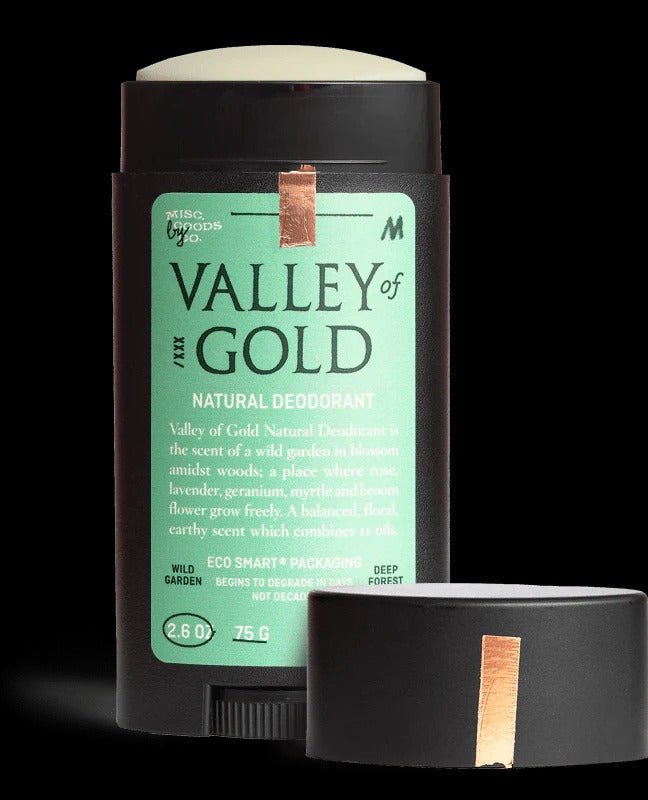 Natural Deodorant in Valley of Gold by Misc. Goods Co. - The Shoe Hive