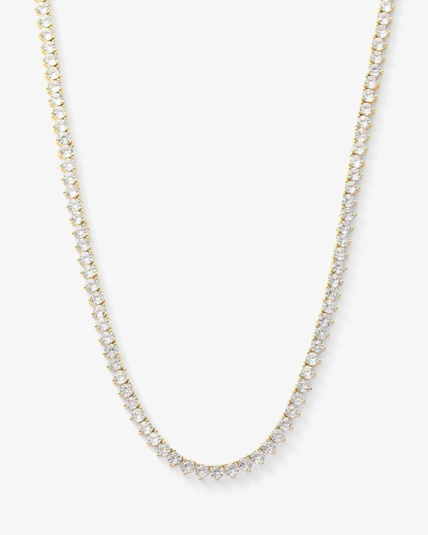 Not Your Basic Tennis Necklace 18" - The Shoe Hive