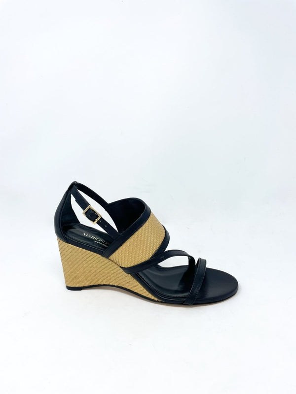 Penny 70 Wedge in Black - The Shoe Hive