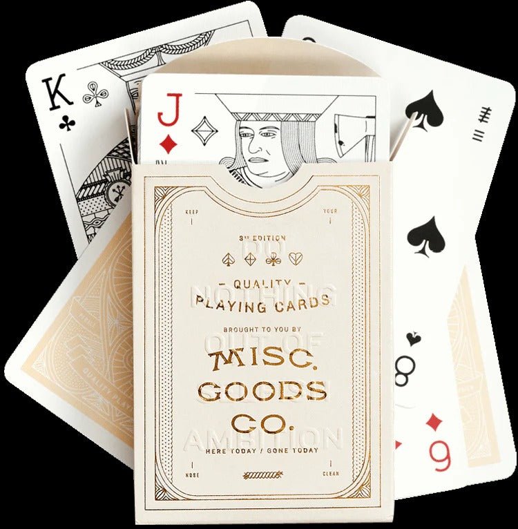 Playing Cards Deck by Misc. Goods Co. - The Shoe Hive