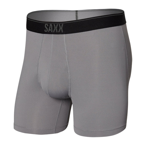 Quest QDM Boxer Brief Fly in Dark Charcoal by Saxx - The Shoe Hive