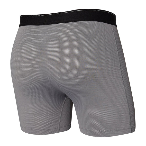 Quest QDM Boxer Brief Fly in Dark Charcoal by Saxx - The Shoe Hive
