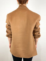 Quinn Blazer in Camel Cashmere - The Shoe Hive