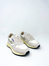 Reelwind Low Sneakers in Nylon & Suede White - The Shoe Hive