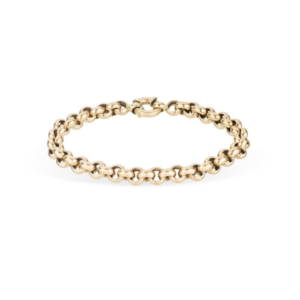 Rolo Chain Bracelet in 14K Yellow Gold by Adina Reyter - The Shoe Hive