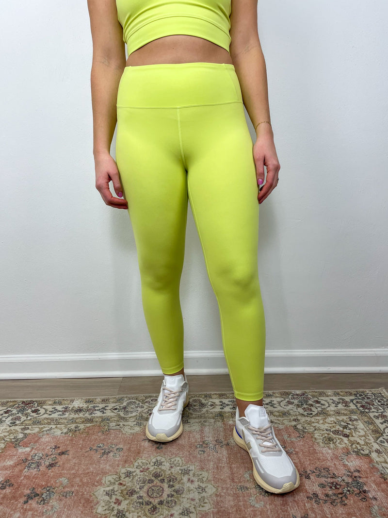 Sculptive 7/8 Tight in Energy Green by Tasc Performance